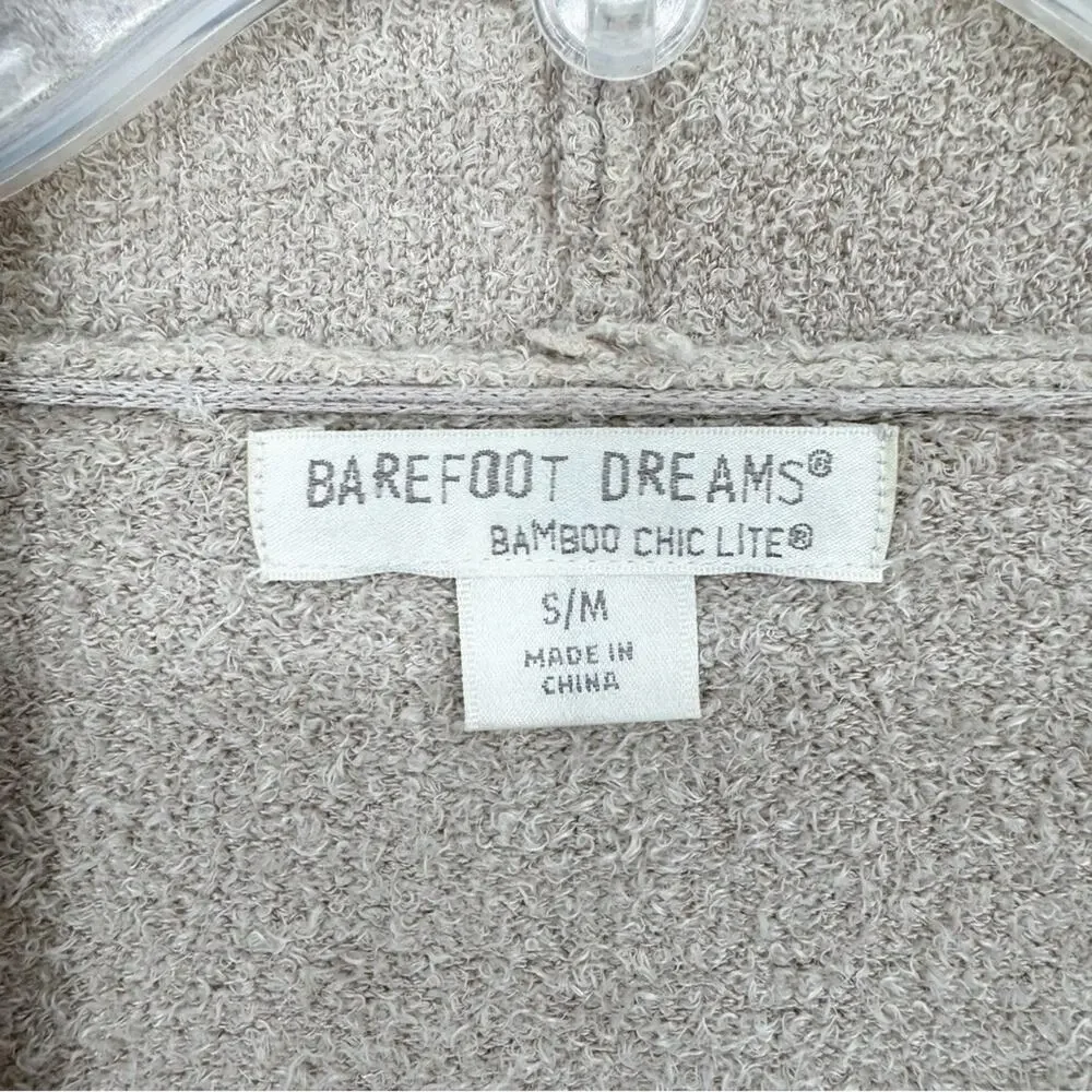 Barefoot Dreams Bamboo Chic Lite Ombre Calypso Wrap Cardigan S/M Style 436 Brown